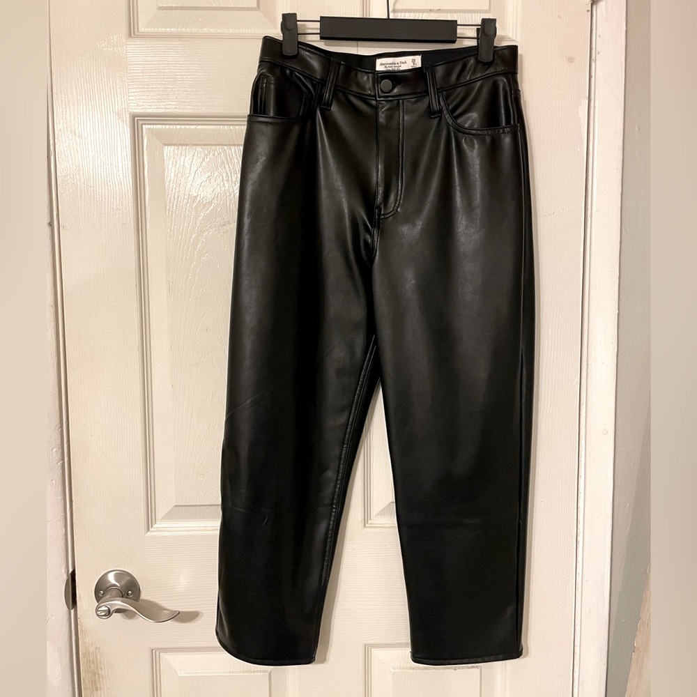 Abercrombie & Fitch the ankle straight ultra high rise